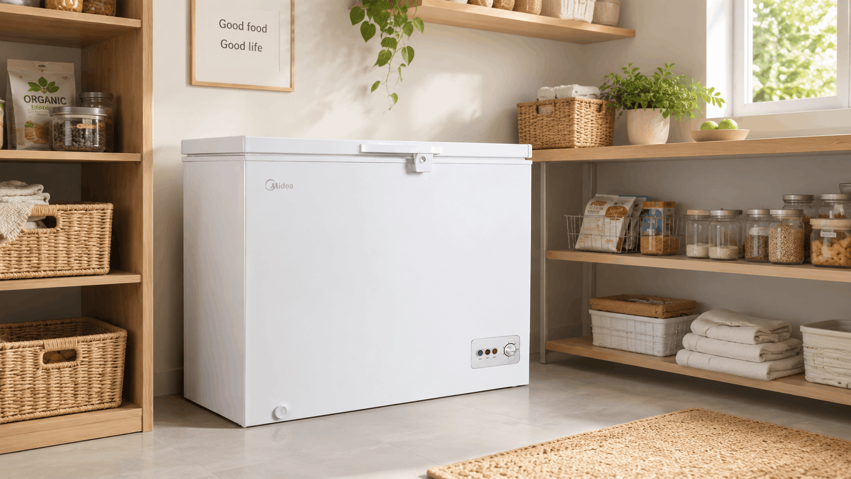 Congélateur Horizontal Midea 191 Litres